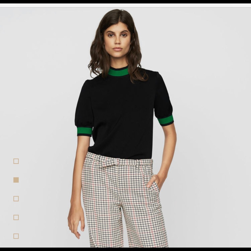 Maje high neck sporty top